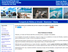 Tablet Screenshot of excursionesorlando.com
